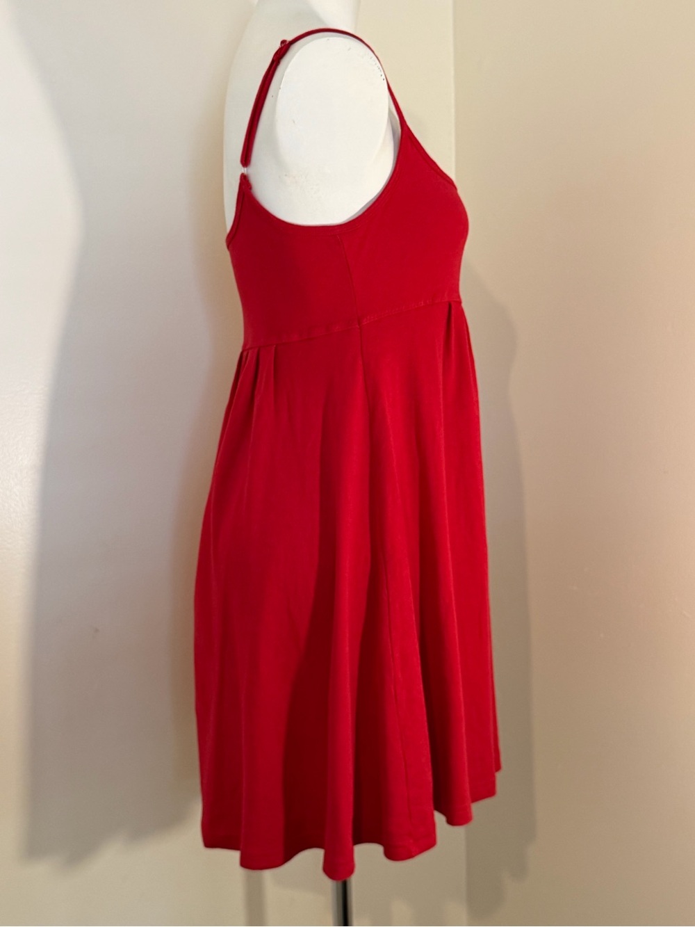 University Logo Red Spaghetti-Strap Mini Dress - Picture 2 of 5